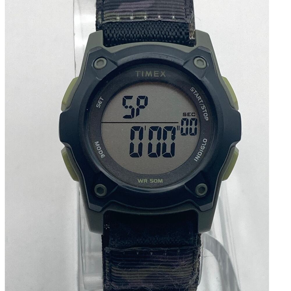 Timex Time Machine TW7C277500 Kids Digital Watch Camo Adjustable Strap WR 50m - Picture 8 of 16
